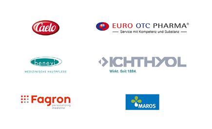 Logos mehrerer Partnerfirmen