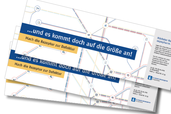 Bild des Werbeflyers zur Einführung des Defekturbereichs